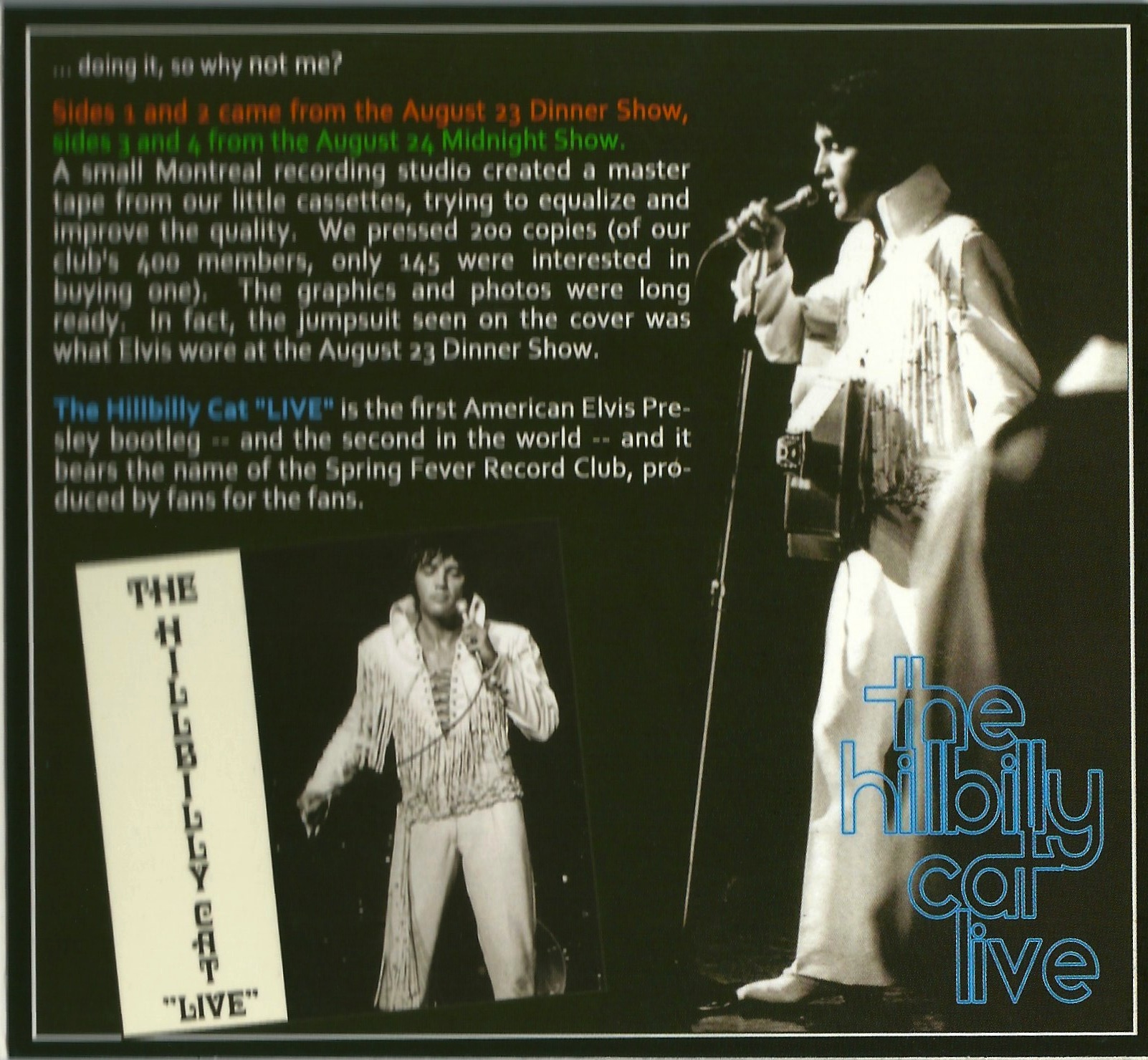 Elvis Presley The Hillbilly Cat Live Jerry Scott